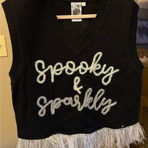 Queen of sparkles Halloween sweater